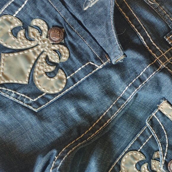 Men's Affliction Cooper Relaxed Boot Cut Jean - Size 34 - Picture 5 of 5